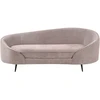 Beliani 2 vietų sofa SAVAR, ruda