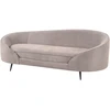 Beliani 2 vietų sofa SAVAR, ruda