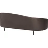 Beliani 2 vietų sofa SAVAR, veliūras, tamsiai ruda