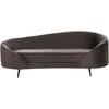Beliani 2 vietų sofa SAVAR, veliūras, tamsiai ruda