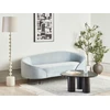 Beliani 2 vietų sofa SAVAR veliūrinė žydra