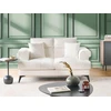 Beliani 2 vietų sofa SKIVE Boucle balta