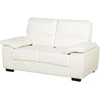 Beliani 2 vietų sofa VOGAR dirbtinė oda, kreminė