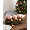 Beliani 3 LED žvakių rinkinys AMBROSIA 11 cm auksinis