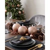 Beliani 3 LED žvakių rinkinys AMBROSIA 11 cm auksinis