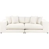 Beliani 3-vietė sofa GLORVIKA II, kreminė balta