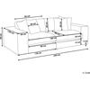 Beliani 3-vietė sofa GLORVIKA II, kreminė balta