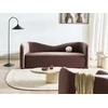 Beliani 3-vietė sofa VELTADA, tamsiai ruda veliūrinė