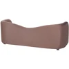Beliani 3-vietė sofa VELTADA, tamsiai ruda veliūrinė