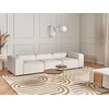 Beliani 3 vietų modulinė sofa ARDAL Boucle, balkšva