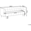 Beliani 3 vietų sofa BYSKE žalia