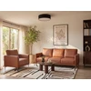 Beliani 3 vietų sofa CILENS Aukso ruda