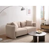 Beliani 3 vietų sofa EKENES Boucle smėlio spalvos