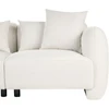 Beliani 3 vietų sofa EKENES, kreminė balta