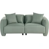 Beliani 3 vietų sofa EKENES šviesiai žalia