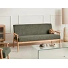 Beliani 3 vietų sofa ESRUM šviesiai ruda/žalia