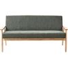 Beliani 3 vietų sofa ESRUM šviesiai ruda/žalia