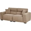 Beliani 3 vietų sofa FAUSKAN šviesiai ruda