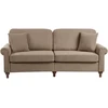 Beliani 3 vietų sofa „GINNERUP“, ruda