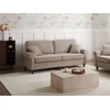 Beliani 3 vietų sofa „GINNERUP“, smėlio ir pilkšvai rudos spalvos