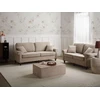 Beliani 3 vietų sofa „GINNERUP“, smėlio ir pilkšvai rudos spalvos