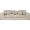 Beliani 3 vietų sofa GLORVIKA II smėlio pilkos spalvos