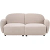 Beliani 3 vietų sofa JULE Boucle, smėlio spalvos