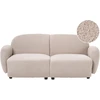 Beliani 3 vietų sofa JULE Boucle, smėlio spalvos