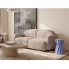 Beliani 3 vietų sofa JULE Boucle, smėlio spalvos