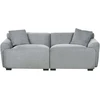 Beliani 3 vietų sofa KORIO Pilka