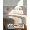 Beliani 3 vietų sofa LAERDAL Veliūrinė Smėlio pilka