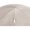 Beliani 3 vietų sofa LEIREN, veliūras, smėlio pilkumo spalvos
