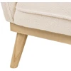 Beliani 3 vietų sofa LJUNG Boucle šviesiai smėlio spalvos