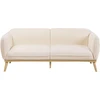 Beliani 3 vietų sofa LJUNG Boucle šviesiai smėlio spalvos