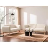 Beliani 3 vietų sofa LJUNG Boucle šviesiai smėlio spalvos