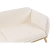 Beliani 3 vietų sofa LJUNG Boucle šviesiai smėlio spalvos