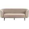 Beliani 3 vietų sofa LOEN smėlio pilkumo spalvos