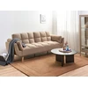 Beliani 3 vietų sofa-lova ASBY, šviesiai ruda