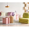 Beliani 3 vietų sofa MALUNG veliūrinė, spalva: balta