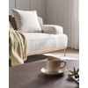 Beliani 3 vietų sofa MATILA, boucle audinys, balta