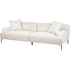 Beliani 3 vietų sofa MATILA šviesiai smėlio spalvos