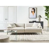 Beliani 3 vietų sofa MATILA šviesiai smėlio spalvos