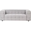 Beliani 3 vietų sofa MULLOLA šviesiai pilka