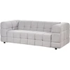 Beliani 3 vietų sofa MULLOLA šviesiai pilka