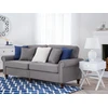 Beliani 3 vietų sofa OTRA šviesiai pilka
