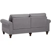 Beliani 3 vietų sofa OTRA šviesiai pilka