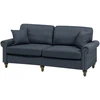 Beliani 3 vietų sofa OTRA tamsiai pilka