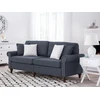 Beliani 3 vietų sofa OTRA tamsiai pilka