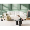 Beliani 3 vietų sofa SKIVE Boucle balta