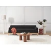 Beliani 3 vietų sofa SOSJO juoda